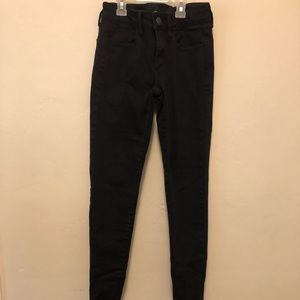 American Eagle black skinny jeans